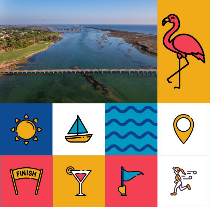 Ria Formosa landscape and event visual identity